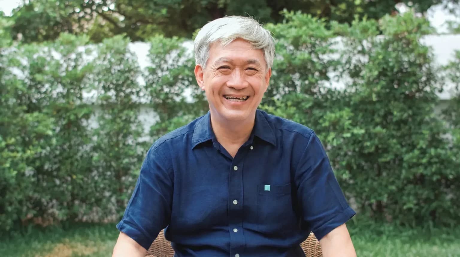 Senior man smiling in a garden, representing the communities you serve across Canada